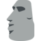 Moai emoji on Mozilla